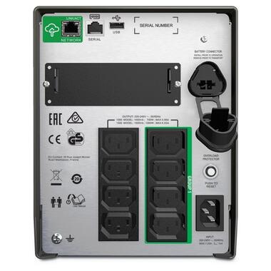 ДЖБ APC Smart-UPS 1000VA/700W LCD USB SmartConnect  8xC13 (SMT1000IC) фото №2