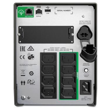 ДЖБ APC Smart-UPS 1500VA/1000W LCD USB SmartConnect 8xC13 (SMT1500IC) фото №2