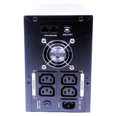 Источник бесперебойного питания SVC VP-2000-LCD 2000VA (VP-2000-LCD) фото №2