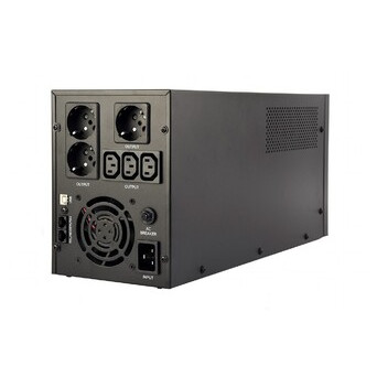 ИБП EnerGenie EG-UPS-036 3000VA, Line Int., AVR, 3xIEC 3xSchuko, USB, LCD, RJ11 фото №3