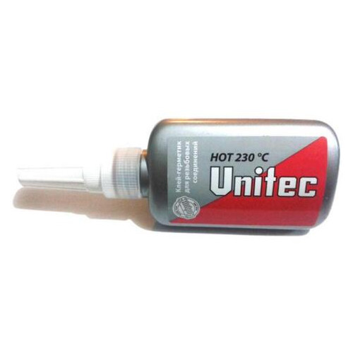 Клей герметик Unipak Unitec Hot 75 мл в гармошке фото №1