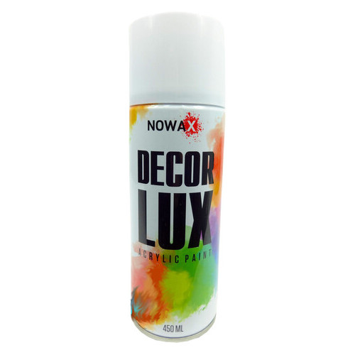 Акрилова фарба Nowax Decor Lux Білий Глянцевий 450 мл (NX48012) фото №1
