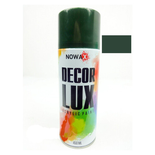 Акрилова фарба Nowax Decor Lux Зелений мох 450 мл (NX48030) фото №1