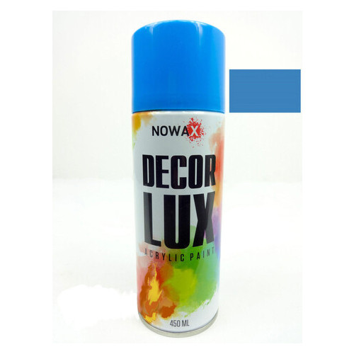 Фарба акрилова Nowax Decor Lux Світло-блакитний 450 мл (NX48031) фото №1