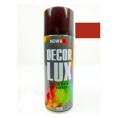 Ґрунт акриловий Nowax Decor Lux Primer Flame Red 450 мл (NX48036) фото №2