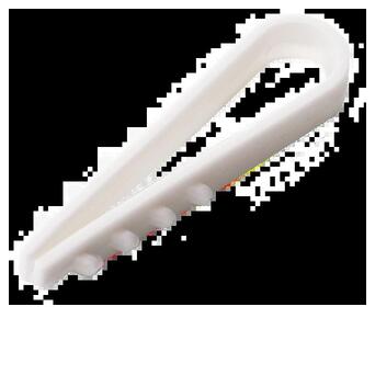 Дюбель-елка 6 мм под круглий кабель білий (пач. 100 шт.) APRO APRO FT-6 фото №3