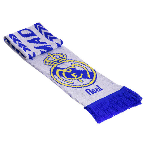 Шарф для вболівальника FDSO Real Madrid FC зимовий SP-Sport FB-6028 Біло-синій (57508534) фото №1