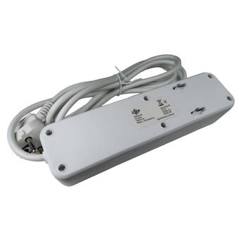 Фильтр сетевой живлення LogicPower PREMIUM LP-X3 USB 4 м White (2200Вт) (LP19526) фото №2