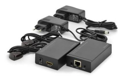 Підовжувач Digitus HDMI UTP CAT5/IP з функцією ІЧ, 120м (DS-55120) фото №1
