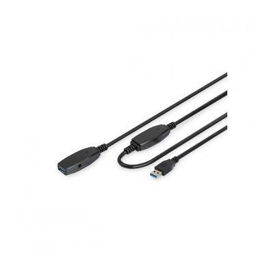 Подовжувач DIGITUS USB 3.0 Active Cable A/M-A/F 15м black (DA-73106) фото №1