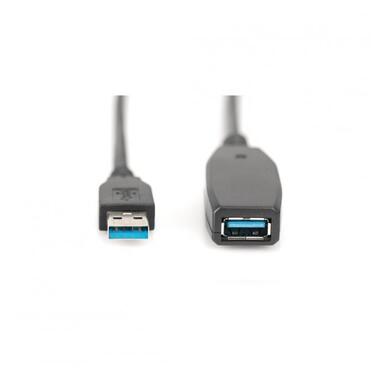 Подовжувач DIGITUS USB 3.0 Active Cable A/M-A/F 15м black (DA-73106) фото №2