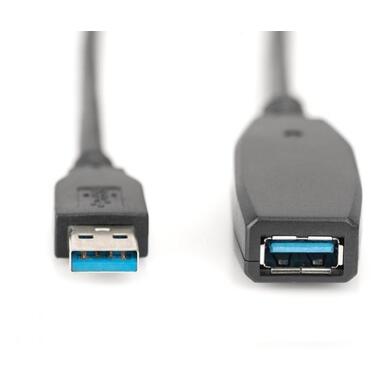 Подовжувач DIGITUS USB 3.0 Active Cable A/M-A/F 20м black (DA-73107) фото №3