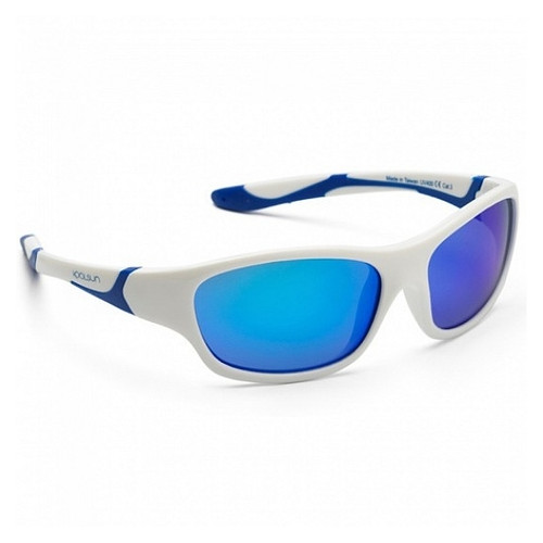 Дитячі сонцезахисні окуляри Koolsun Sport 6 White/Blue (KS-SPWHSH006) фото №2