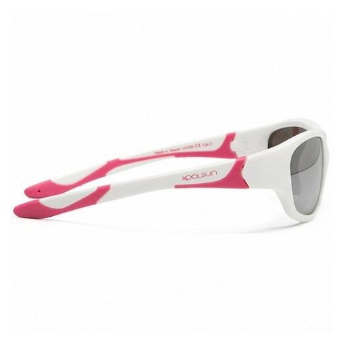 Дитячі сонцезахисні окуляри Koolsun Sport 3 White/Pink (KS-SPWHCA003) фото №3