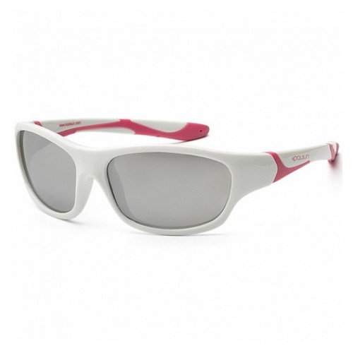 Дитячі сонцезахисні окуляри Koolsun Sport 3 White/Pink (KS-SPWHCA003) фото №1