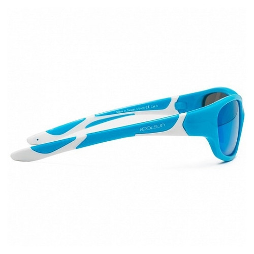 Дитячі сонцезахисні окуляри Koolsun Sport 3 Turquoise/Pink (KS-SPBLSH003) фото №3