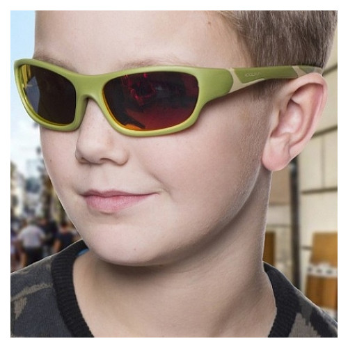 Дитячі сонцезахисні окуляри Koolsun Sport 3 Khaki (KS-SPOLBR003) фото №5