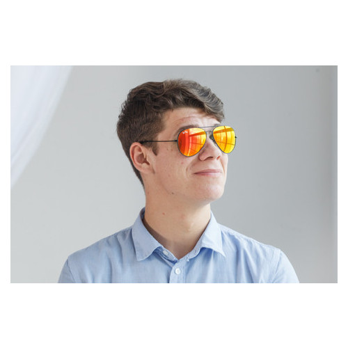 Сонцезахисні окуляри Glasses Ray Ban 3026D-orange-bl фото №8