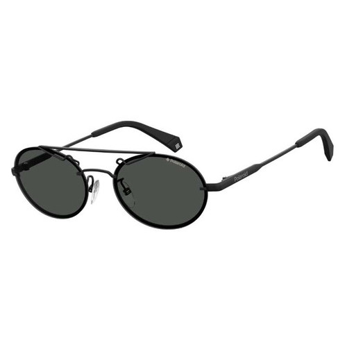 Сонцезахисні окуляри Polaroid PLD6094/S-807-M9 - овальная, Цвет линз - тёмно-серый (99141) фото №2