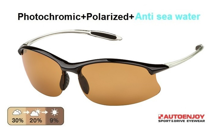 Сонцезахисні окуляри для яхтингу Autoenjoy Profi-photochromic SFS01BG ICE asw фото №1