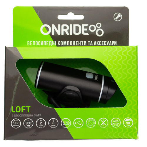 Передний фонарь Onride Loft USB (6931610352) фото №8