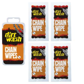 Серветки для чищення ланцюга Dirtwash Chain Wipes 4 шт фото №1