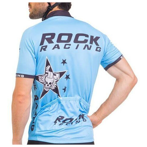 Велоформ короткий рукав Rock Racing MS-6818 M Блакитно-чорний (60429261) фото №8