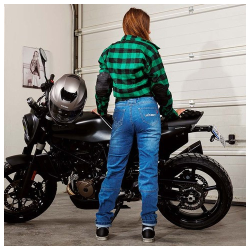 Мотоциклетна сорочка W-TEC Terchis - розмір L/зелений (20957-L-4) фото №4