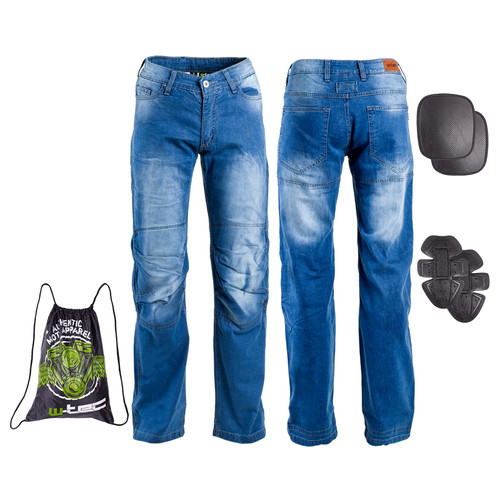 Чоловічі мото джинси W-TEC Davosh - синій / 4XL (14816-4XL) фото №1