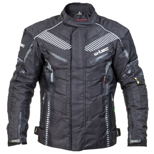 Чоловіча мото-куртка W-TEC Kamicer NF-2100 - чорно-сірий / 4XL (15133-2-4XL) фото №1