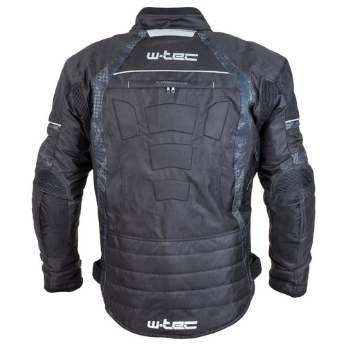 Чоловіча мото-куртка W-TEC Kamicer NF-2100 - чорно-сірий / 4XL (15133-2-4XL) фото №3
