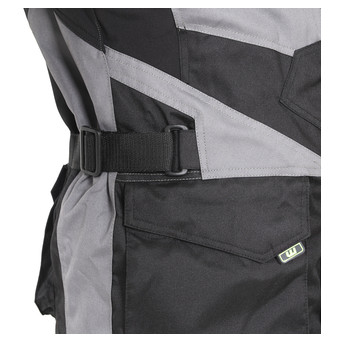 Чоловіча мото-куртка W-TEC Burdys Evo - розмір 3XL, чорно-сіро-зелена (21360-3XL-1) фото №9