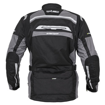 Чоловіча мото-куртка W-TEC Burdys Evo - розмір 5XL, чорно-сіра (21360-5XL-2) фото №6