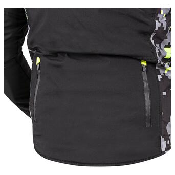 Чоловіча мото-куртка з капюшоном Softshell W-TEC Kybero - розмір 4XL / чорний (20736-4XL) фото №13