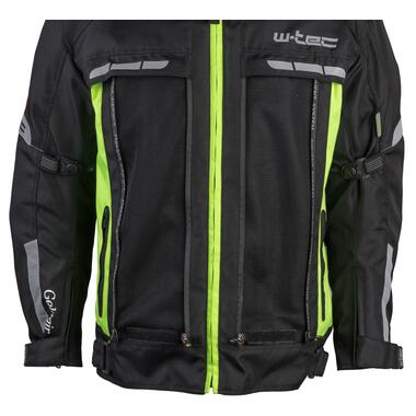 Мото-куртка W-TEC Gelnair - розмір 6XL / чорно-зелена (17365-6XL) фото №15
