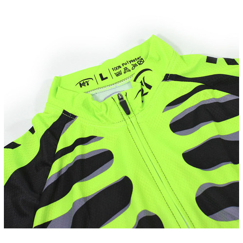 Вело костюм для чоловіків KIDITO KM-CT-18 2XL Skeleton Зелений фото №4
