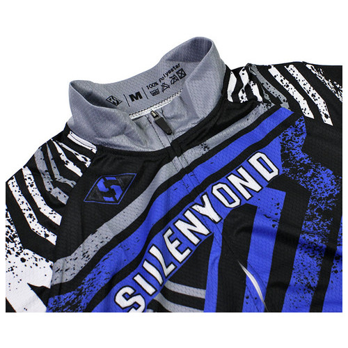 Велокостюм для чоловіків Siilenyond XM-DT-050 2XL Stripes Синій фото №3