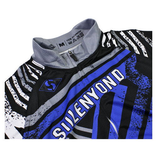 Велокостюм для чоловіків Siilenyond XM-DT-050 2XL Stripes Синій фото №4