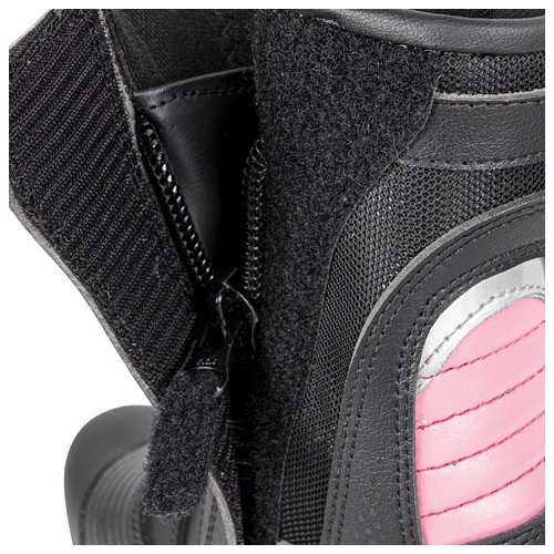 Жіночі шкіряні моточеревики W-TEC Beckie W-5036 - чорно-рожевий / 37 (15057-37) фото №7