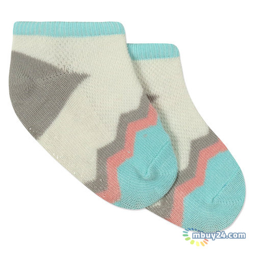 Дитячі антиковзкі шкарпетки Berni Зигзаг (2-4 года) (Белый) (43728) фото №1