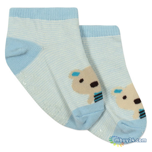 Дитячі антиковзкі шкарпетки Berni Милый мишка (2-4 года) (Голубой) (43763) фото №1