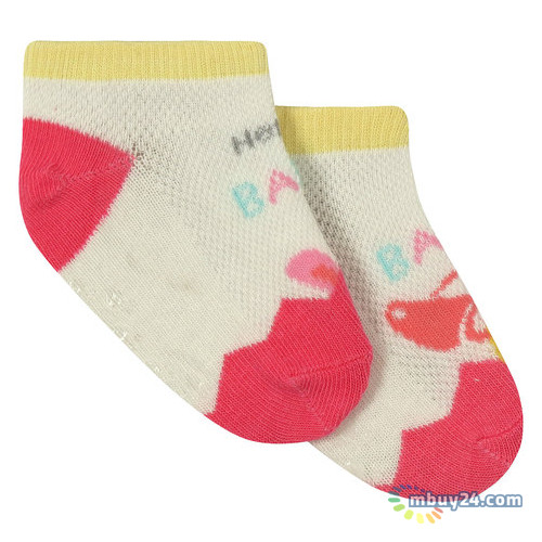 Дитячі антиковзкі шкарпетки Berni Привет Малыш (2-4 года) Розовый (43731) фото №1