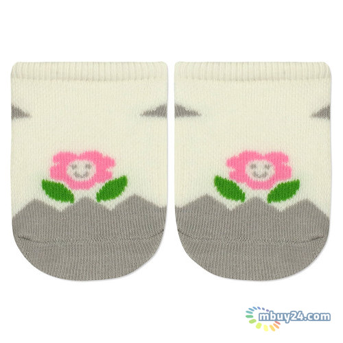 Дитячі антиковзкі шкарпетки Berni Цветок (2-4 года) Серый (43730) фото №3