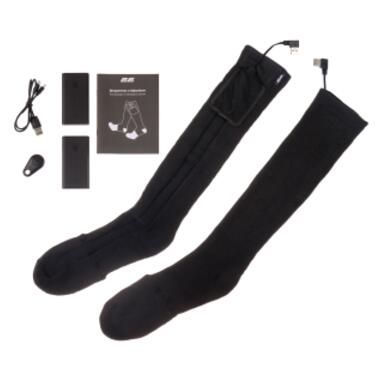 Шкарпетки з підігрівом 2E Race Black з дистанційним контролером розмір M (2E-HSRCM-BK) фото №6