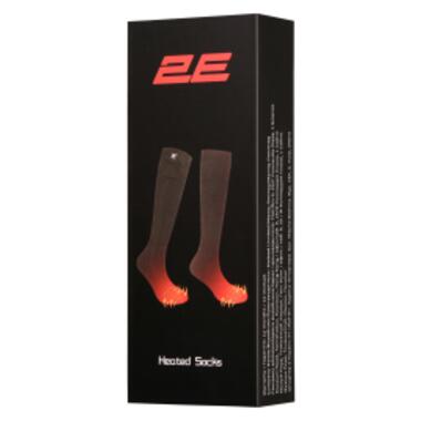 Шкарпетки з підігрівом 2E Race Black з дистанційним контролером розмір S (2E-HSRCS-BK) фото №5