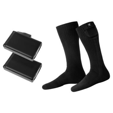 Шкарпетки з підігрівом 2E Race Plus Black високі розмір XL (2E-HSRCPXL-BK) фото №2