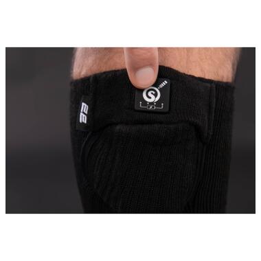 Шкарпетки з підігрівом 2E Race Plus Black високі розмір XL (2E-HSRCPXL-BK) фото №7