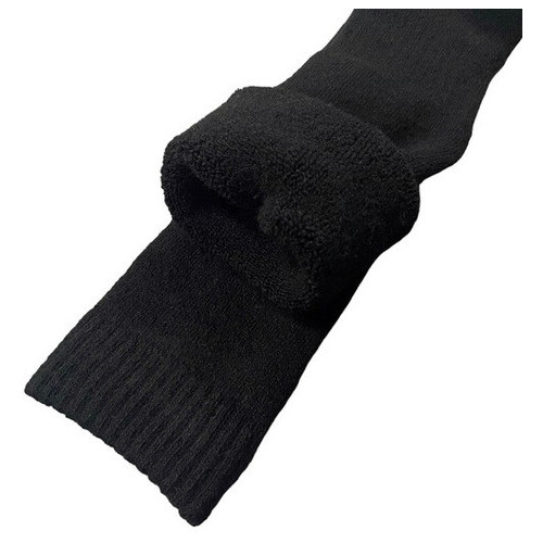 Високі шерстяні шкарпетки теплі YIBATE 37-43 чорний фото №2