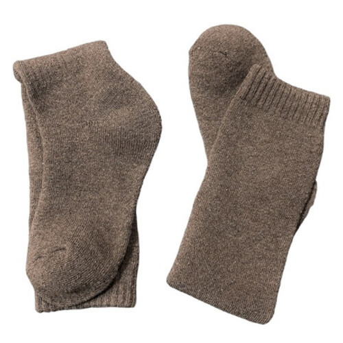 Жіночі високі вовняні шкарпетки теплі YIBATE 36-42 коричневий фото №5