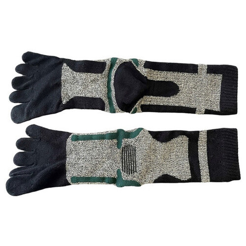 Шкарпетки з пальцями Cross Five Fingers Shu 42-44 чорний з принтом фото №4